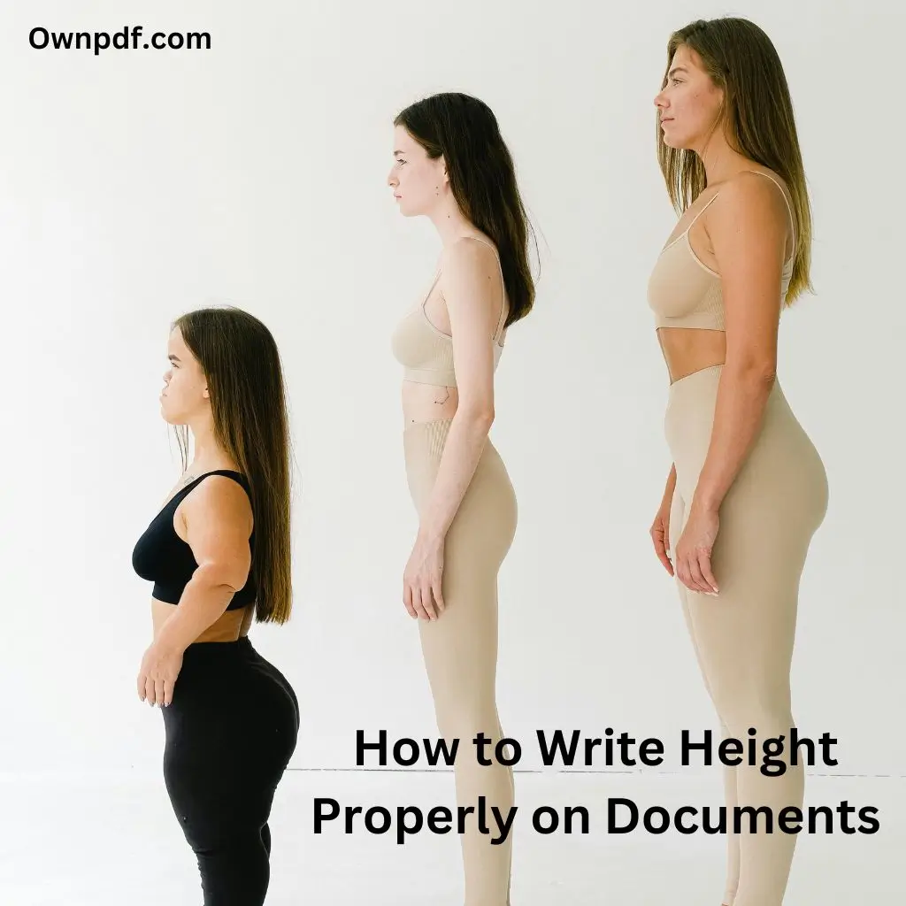 How To Write Height Properly On Documents how-to-write-height-properly-on-documents