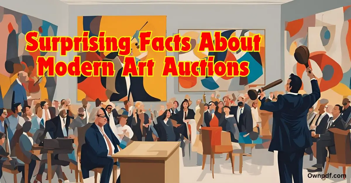 Surprising Facts About Modern Art Auctions